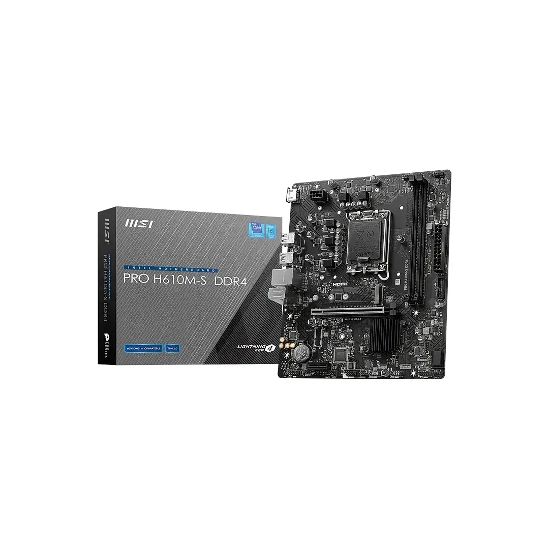 Tarjeta Madre Msi Pro H610m-s Ddr4 Matx Lga1700 M.2