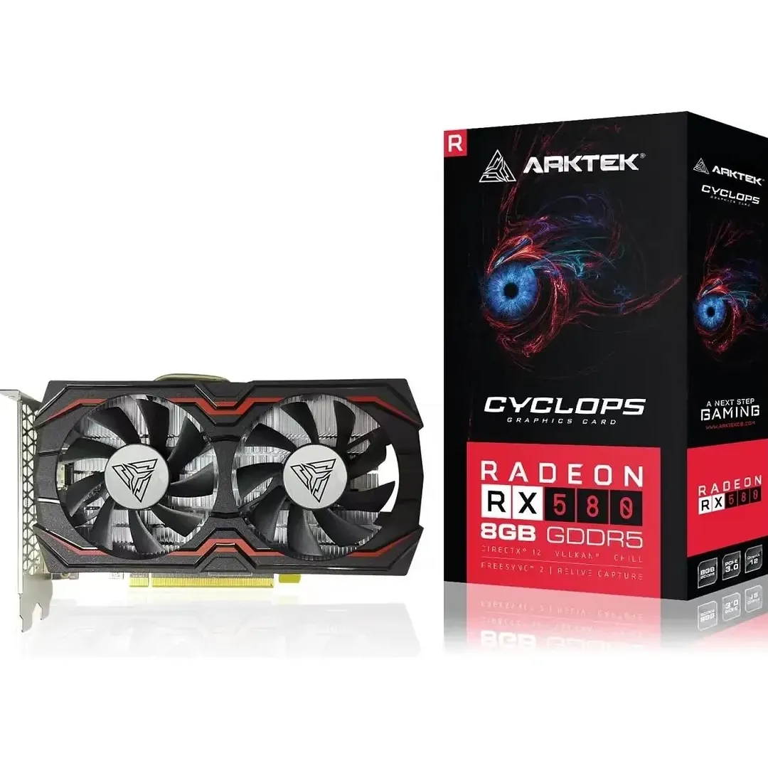 Tarjeta De Video Arktek Cyclops Amd Radeon Rx 580 8gb Ddr5