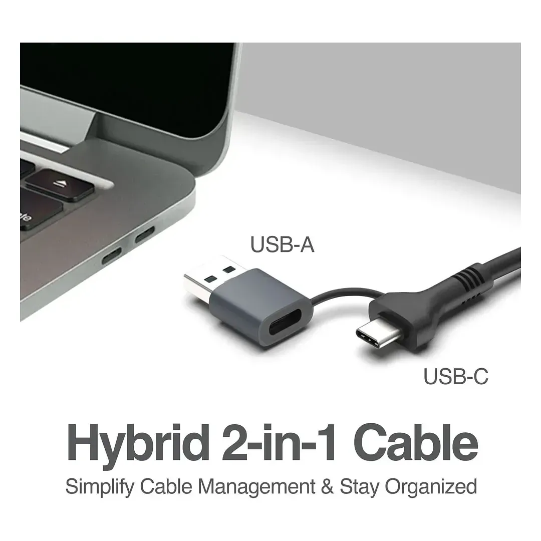 Hubs Usb 3.0 De 7 Puertos Tipo C/usb 2 En 1 Con Interruptor