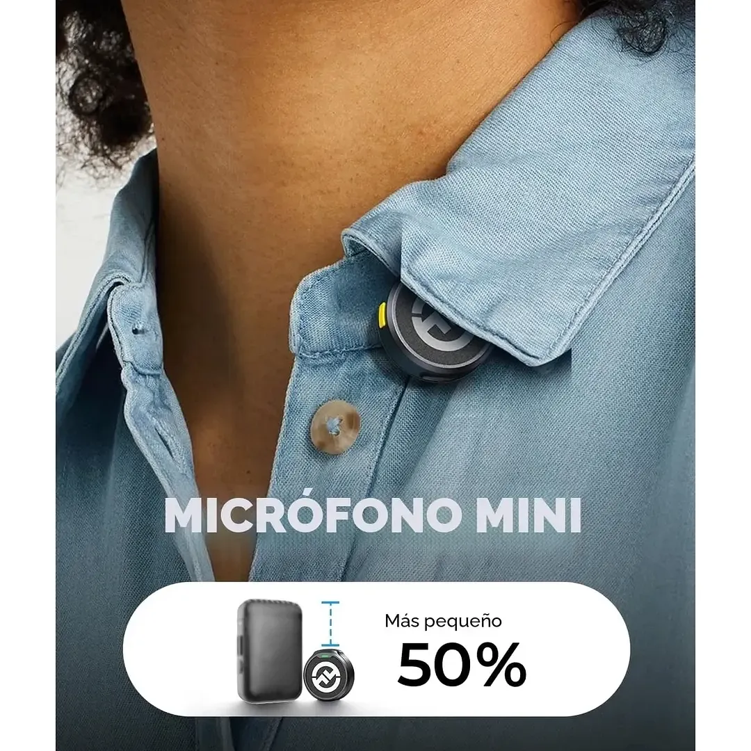 Micrófono Inalámbrico Hollyland Lark M2 Para iPhone Y Android