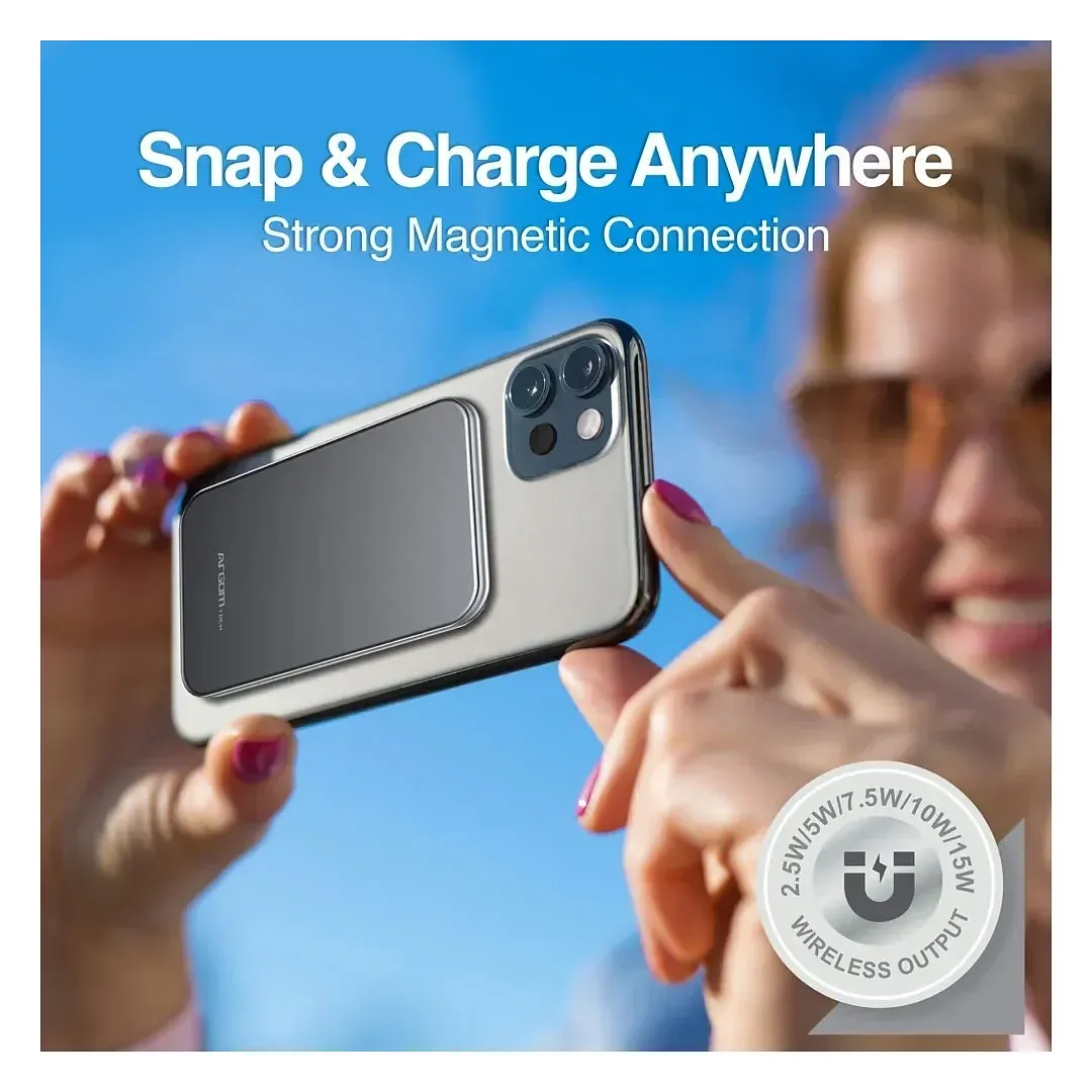Powerbank Argomtech Ms5 5000mah Magnético 15w