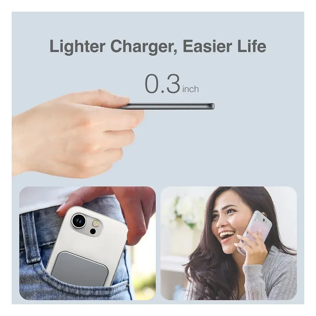 Powerbank Argomtech Ms5 5000mah Magnético 15w
