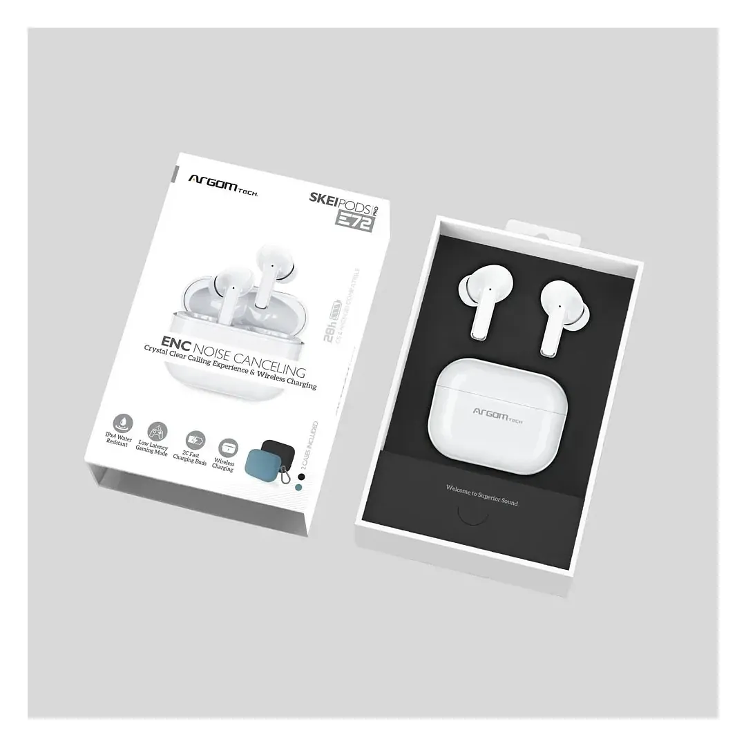 Audífono Argomtech SkeiPod E72 Inalámbrico Bluetooth
