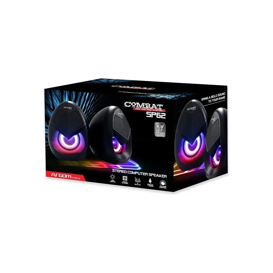 Corneta Argomtech Combat Gaming S62 5w Led Multimedia