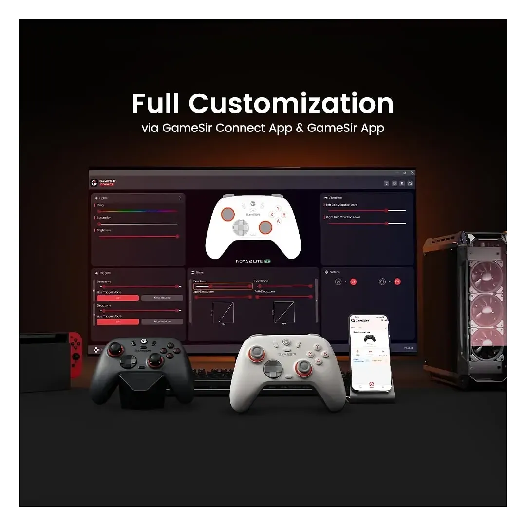 Control Gamesir Nova Lite 2 Para Pc Joysticks Gatillos Hall