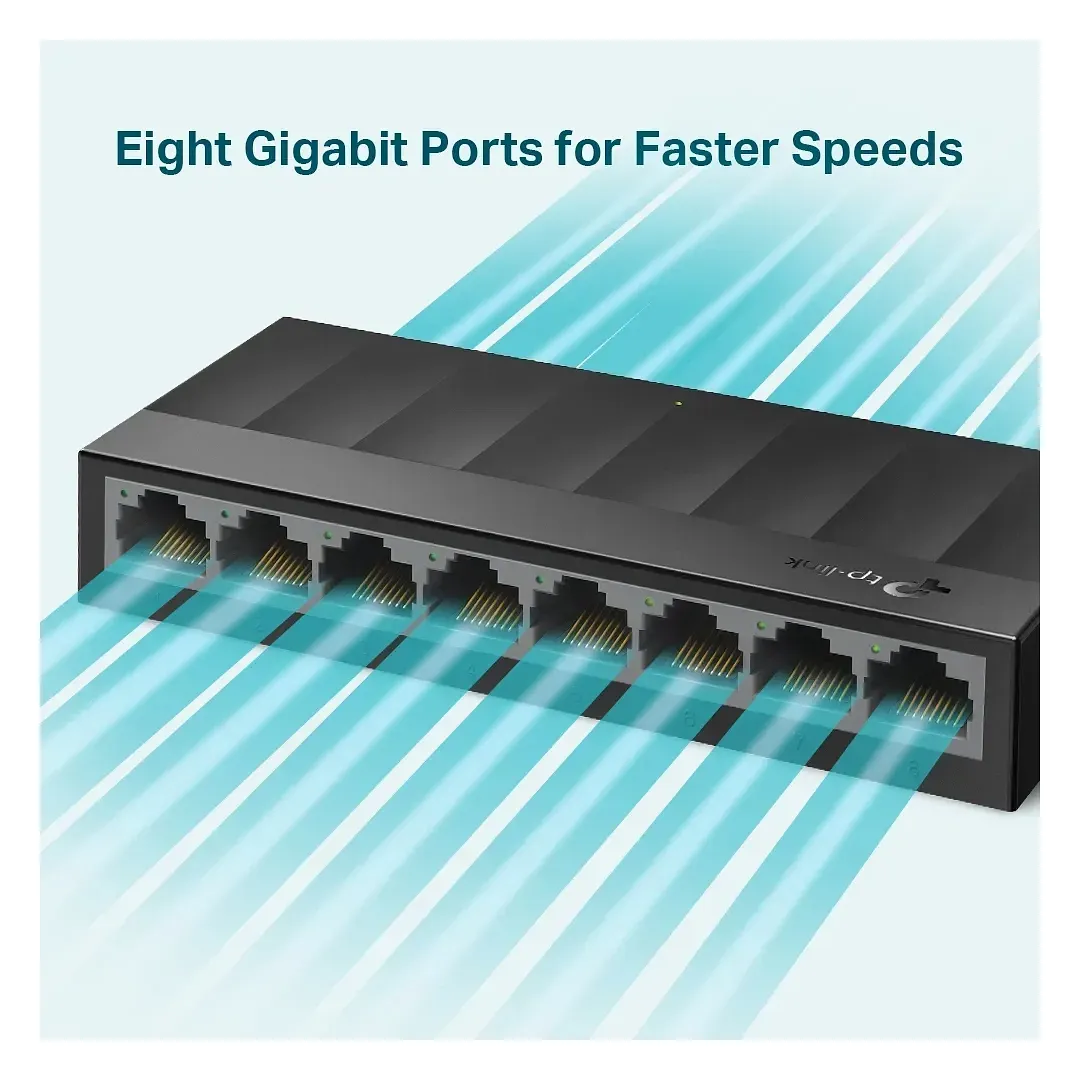 Switch De Escritorio De 8 Puertos 10/100/1000mbps Tplink