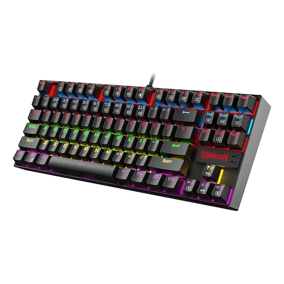 Teclado Mecanico Kumara Redragon K552rgb-1 Sp Red Rgb