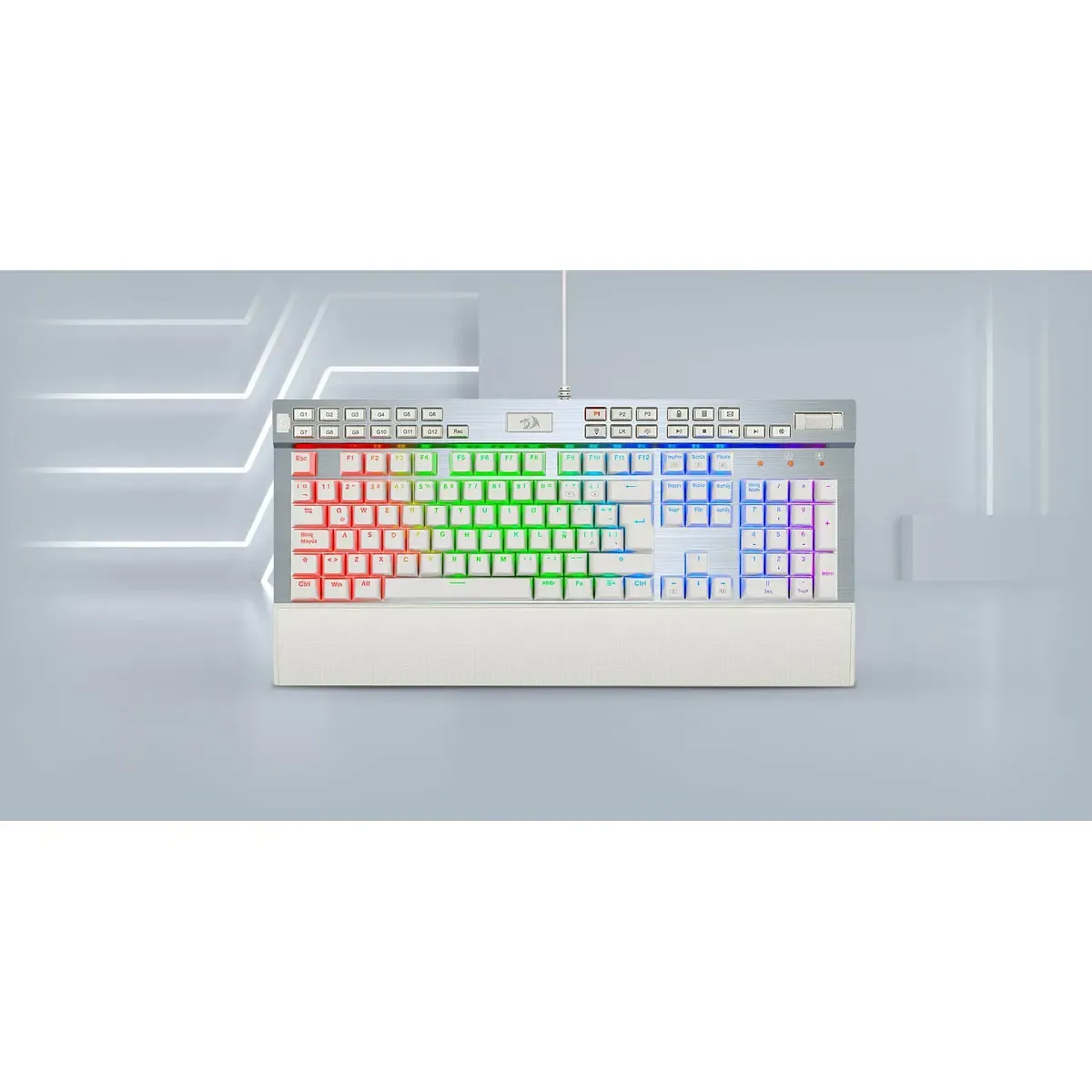 Teclado Gaming Yama En Español Rgb Chrom Redragon