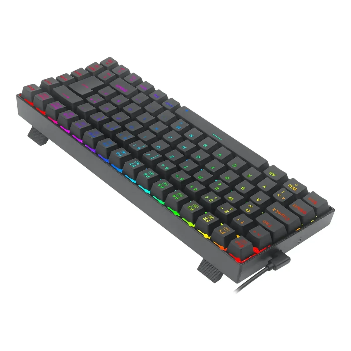 Teclado Gaming Dragonborn K683wbo-rgb 60% Rgb Redragon