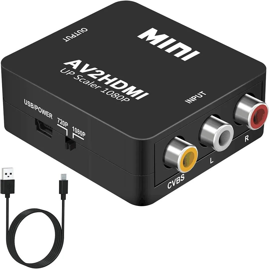 Convertidor Rca A Hdmi 1080p