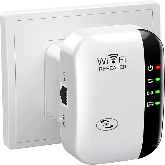 Extensor Wifi Wymect Xzt 300 Mbps 2.4 Ghz Blanco Y Negro