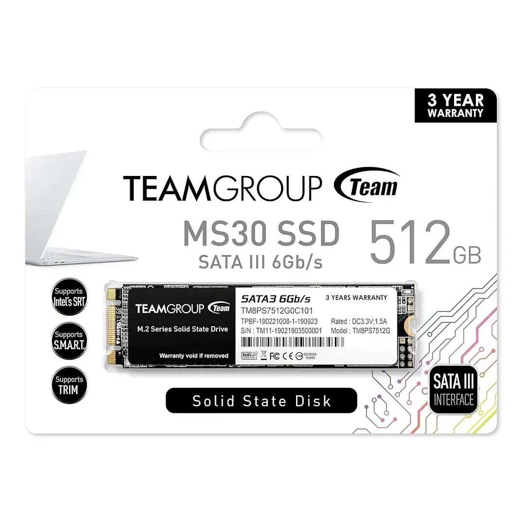 Disco Solido 512 Gb 3d Nand Pcie Sata Iii M.2 2280