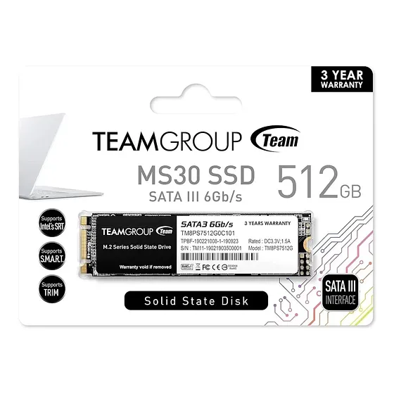 Disco Solido 512 Gb 3d Nand Pcie Sata Iii M.2 2280