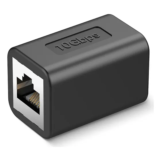 Extensor Ethernet Cat 7 Y 8 Velocidad 10gbps Rj45 Acoplador