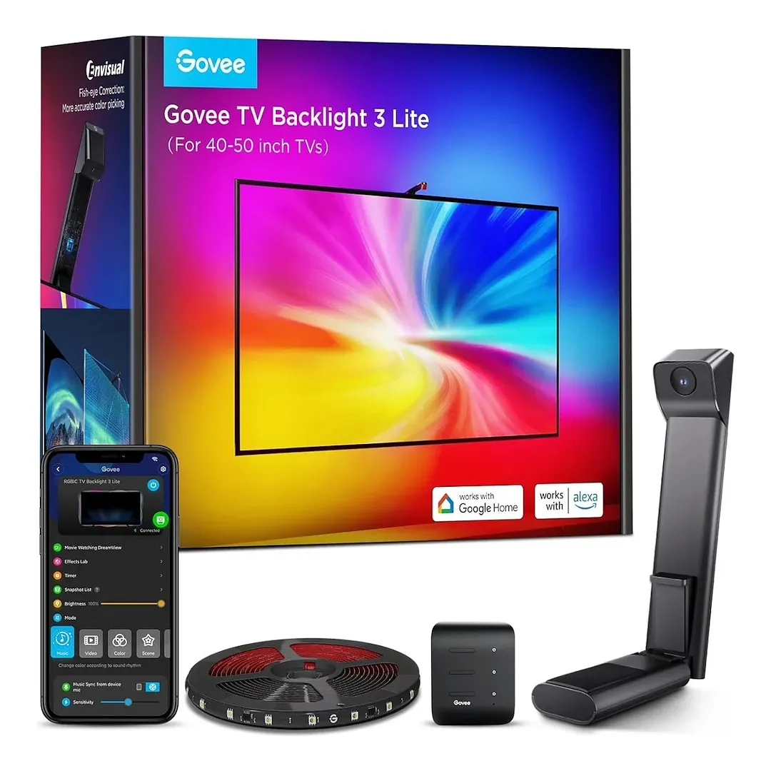 Cinta Led Inteligente Con Sincronización De Tv De 40 A 50 In