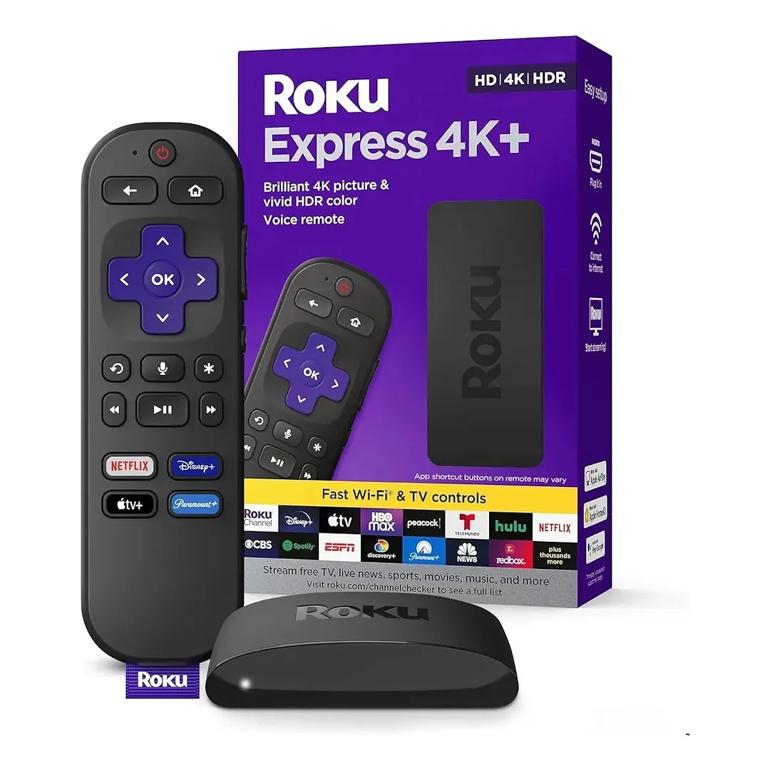 Roku Express 4k+ Con Control Remoto Por Voz 4k/hdr