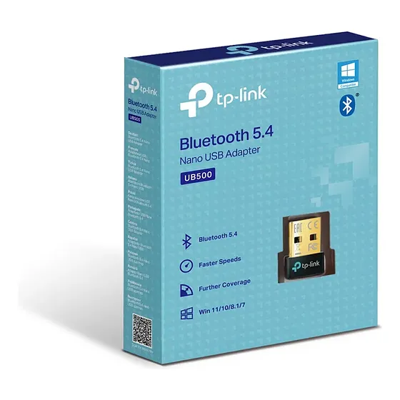 Adaptador Bluetooth Tp-link Ub500 Negro Usb