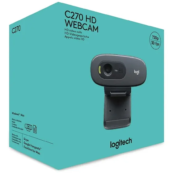 Camaraweb Logitech C270 Hd 720p Microfono Incorporado