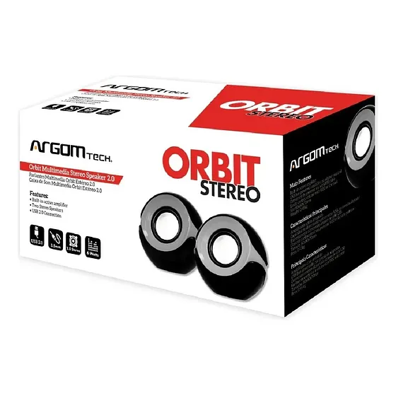 Cornetas Para Pc Stereo Orbit Multimedia 6w Argomtech