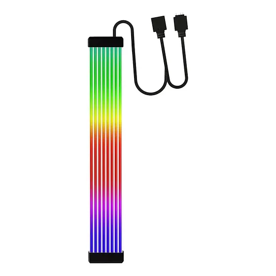 Cable Extensión Argb Gpu 2x8pin Tarjeta Madre 24 Pines Negro