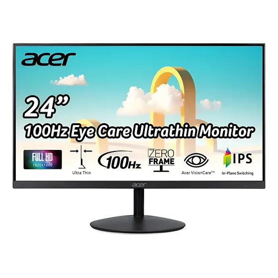 Monitor Acer 24 Fhd Ips Hdmi 100hz Sa241y Eb