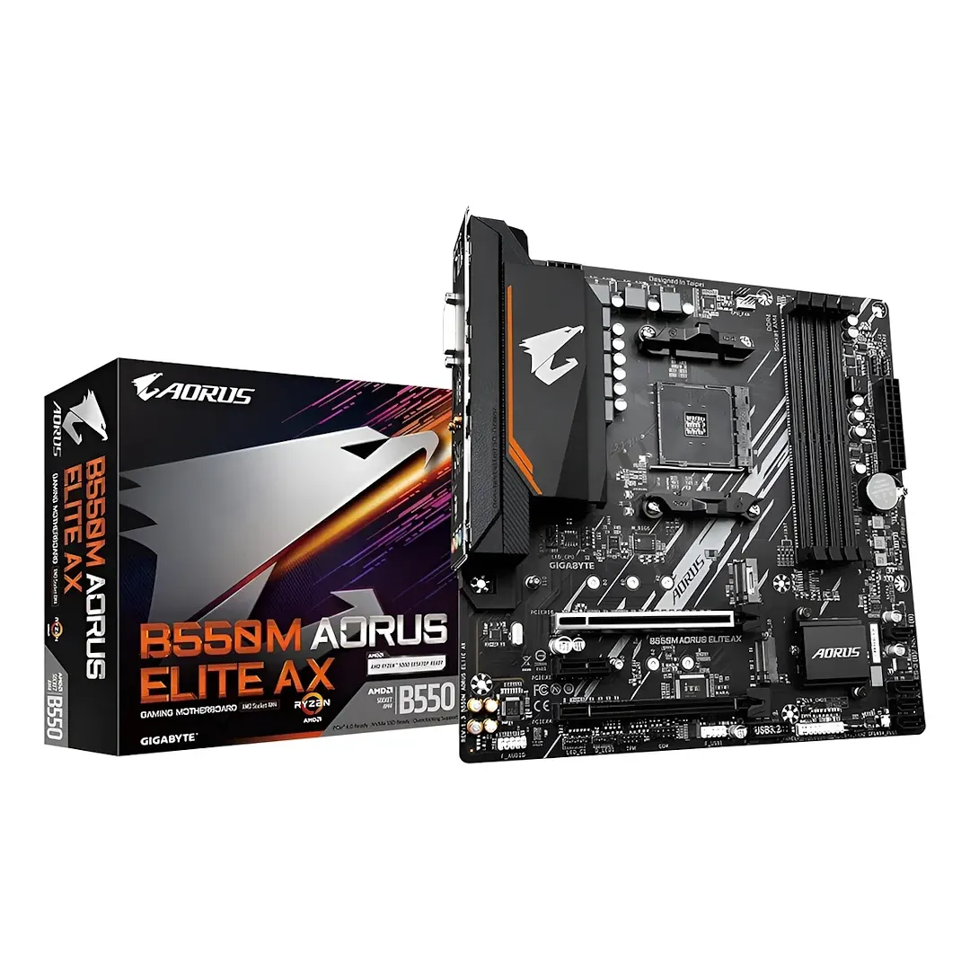 Tarjeta Madre Gigabyte Aorus B550m Elite Ax Micro Atx