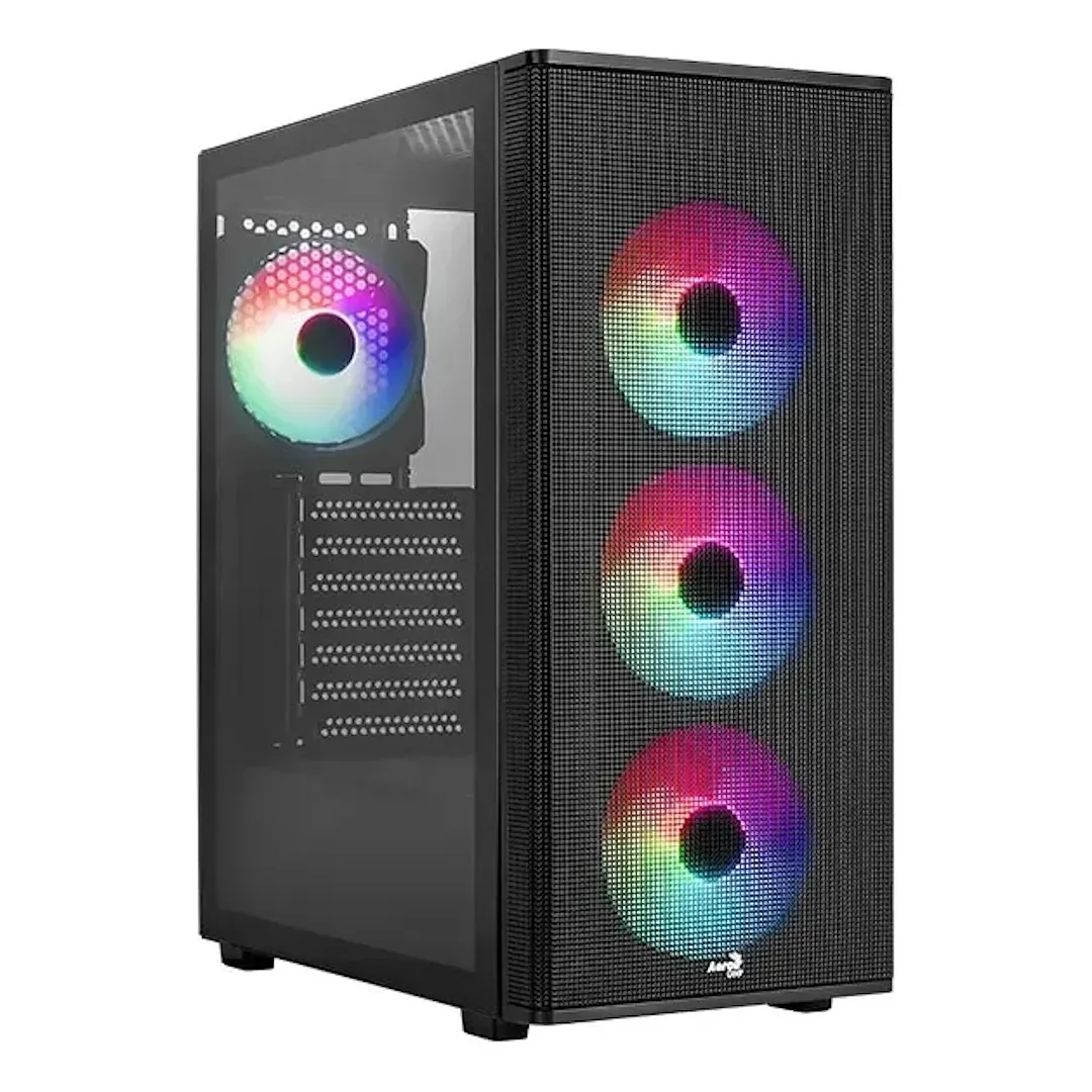 Case Aerocool Gaming Designer Mid Tower 120mm 3xfrgb Fan