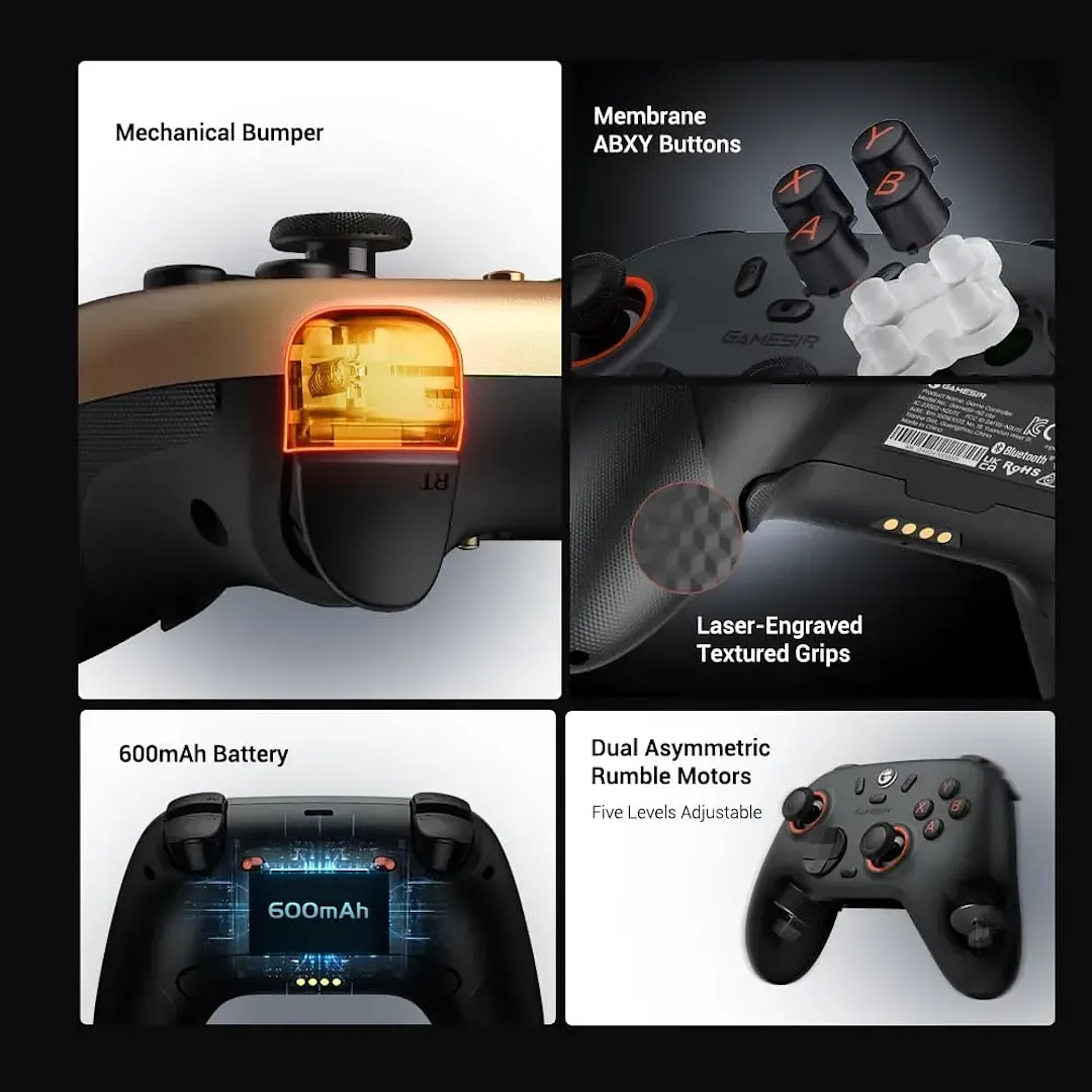 Control Gamesir Nova Lite 2 Para Pc Joysticks Gatillos Hall