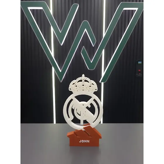Escudo Personalizable Real Madrid 20 Cm Impresión 3d