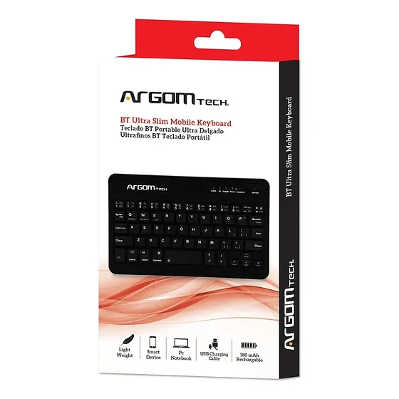 Teclado Inalámbrico Móvil Ultradelgado Bt Argomtech