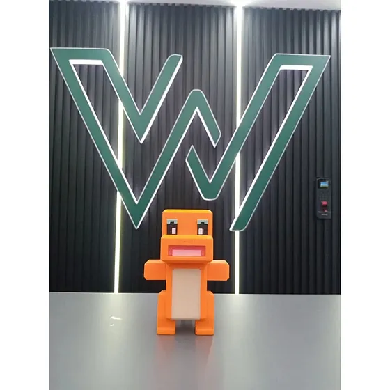 Figura Pokémon Charmander Impresión 3d Armable 8.90x12.20 Cm
