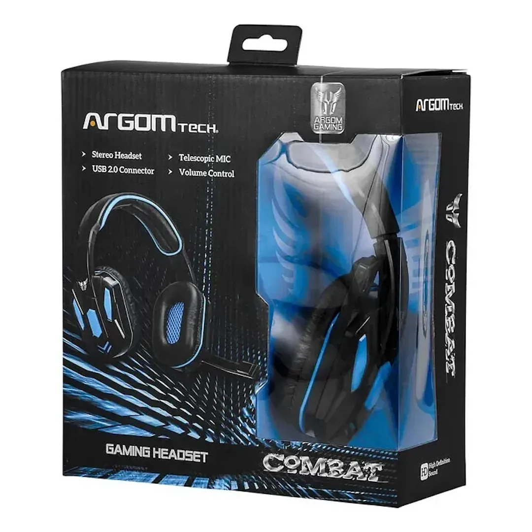 Auriculares Para Juegos Con Micrófono Combat Argomtech
