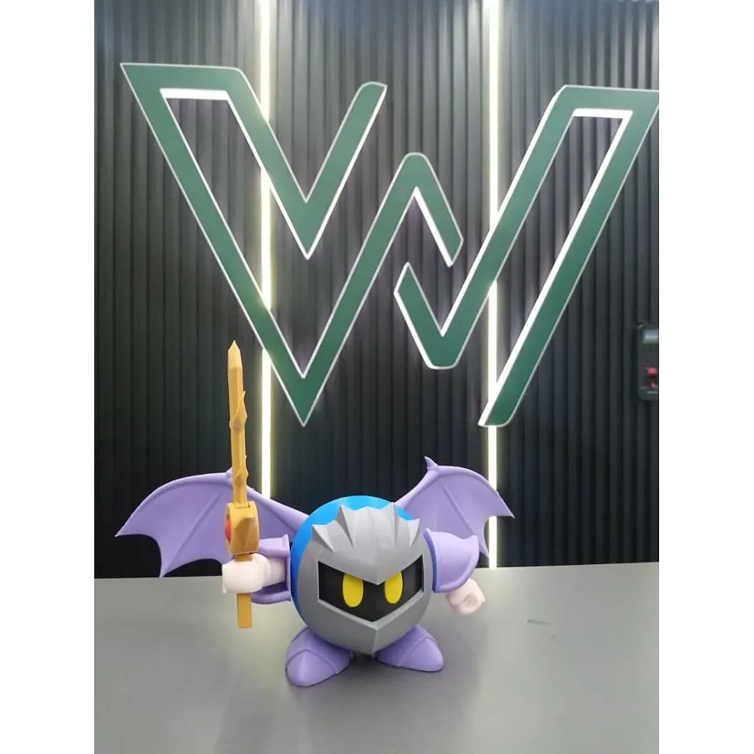 Figura Meta Caballero (kirby) Impresión 3d Alta Calidad