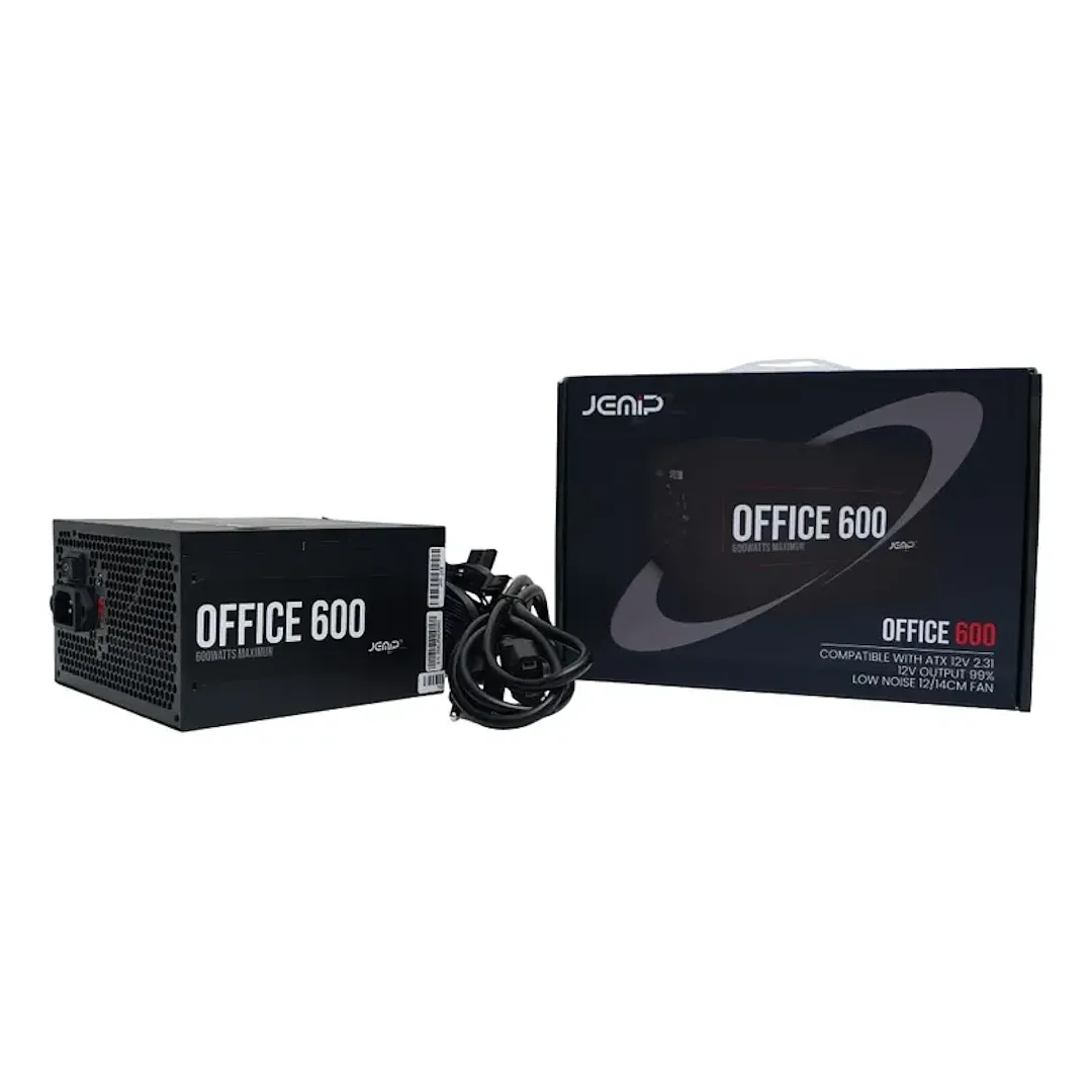 Fuente De Poder Jemip Office 600w Atx 24pin Negro