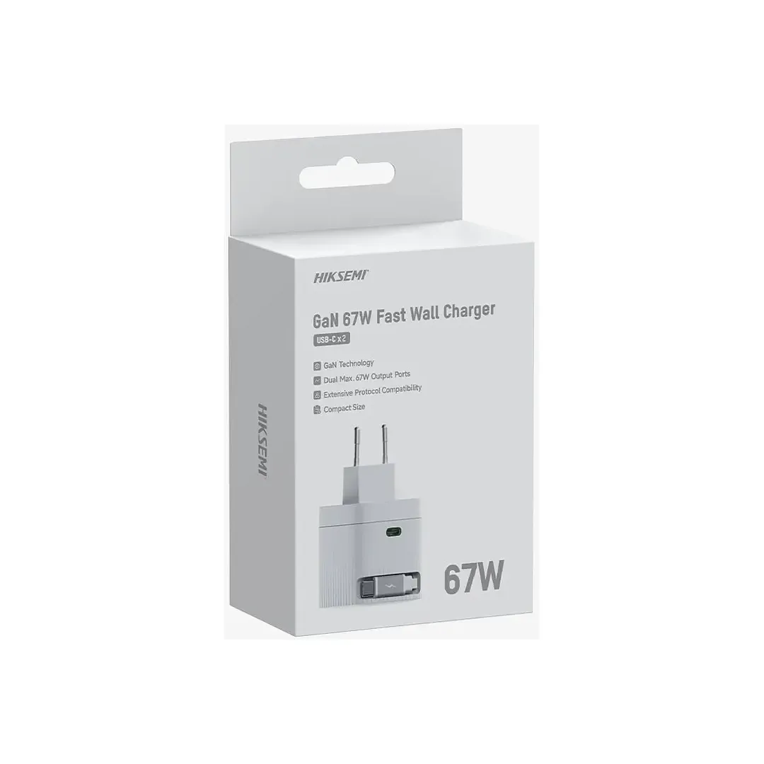 Cargador Rápido Gan 2c 67w Smartphone Hiksemi