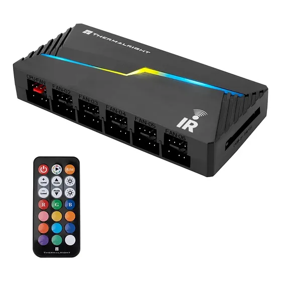 Controlador Argb X12 Ir + Control Remoto Thermalright