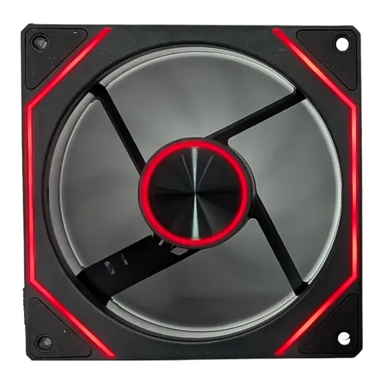 Ventilador Jemip Medusa Reverse Argb+pwm 1600 Rpm 12cm